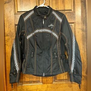 Women’s Harley Davidson Mesh Riding Jacket Black Size Medium